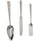Silver Aluminum Knife, Spoon and Fork Utensils Wall Decor Set of 3 23", 23", 23"